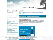 Tablet Screenshot of essentielles.wordpress.com