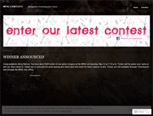 Tablet Screenshot of mpaccontests.wordpress.com