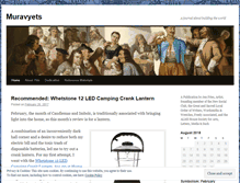 Tablet Screenshot of muravyets.wordpress.com