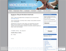 Tablet Screenshot of mocidadefejac.wordpress.com