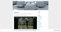 Desktop Screenshot of miguelnunes.wordpress.com