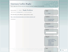 Tablet Screenshot of guernseyladiesrugby.wordpress.com