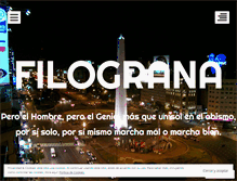 Tablet Screenshot of filograna.wordpress.com