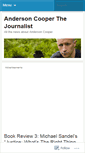 Mobile Screenshot of andersoncooperthejournalist.wordpress.com