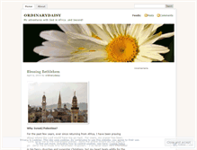 Tablet Screenshot of ordinarydaisy.wordpress.com
