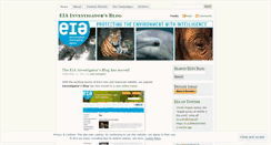 Desktop Screenshot of eiainvestigator.wordpress.com