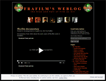 Tablet Screenshot of frafilm.wordpress.com