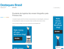 Tablet Screenshot of destaquesbrasil.wordpress.com