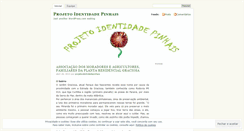 Desktop Screenshot of identidadepinhais.wordpress.com