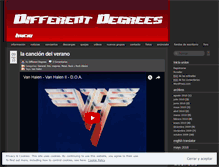 Tablet Screenshot of differentdegrees.wordpress.com