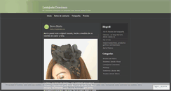 Desktop Screenshot of lentejuelacreaciones.wordpress.com