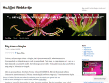 Tablet Screenshot of hujani.wordpress.com