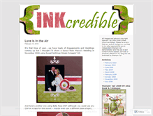 Tablet Screenshot of inkcredible.wordpress.com