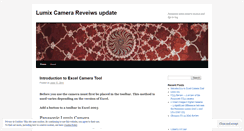 Desktop Screenshot of lumixcameranews.wordpress.com