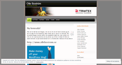 Desktop Screenshot of ollebostrom.wordpress.com