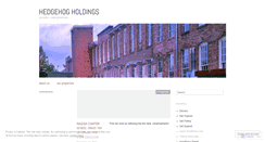 Desktop Screenshot of hedgehogholdings.wordpress.com