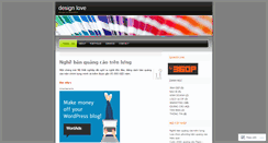 Desktop Screenshot of designlover.wordpress.com