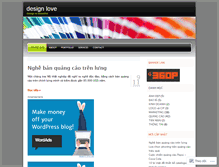Tablet Screenshot of designlover.wordpress.com