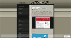 Desktop Screenshot of goodsoil2.wordpress.com