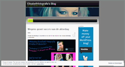 Desktop Screenshot of elisabethfotografie.wordpress.com