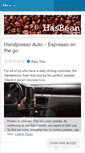 Mobile Screenshot of hasbeancoffee.wordpress.com