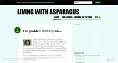 Desktop Screenshot of livingwithasparagus.wordpress.com