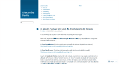 Desktop Screenshot of alexandrebartie.wordpress.com