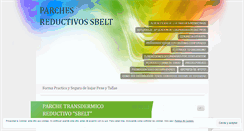 Desktop Screenshot of parchesreductivossbelt.wordpress.com