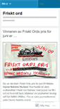 Mobile Screenshot of frisktord.wordpress.com