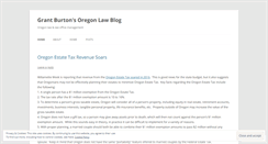 Desktop Screenshot of oregonlawblog.wordpress.com