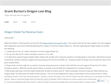 Tablet Screenshot of oregonlawblog.wordpress.com