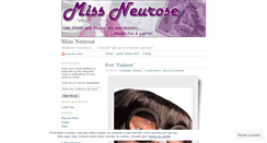 Desktop Screenshot of missneurose.wordpress.com