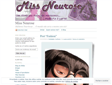 Tablet Screenshot of missneurose.wordpress.com