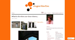 Desktop Screenshot of angiemartin.wordpress.com