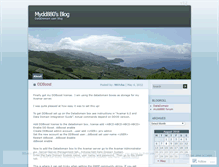 Tablet Screenshot of mydd880.wordpress.com