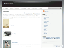 Tablet Screenshot of haribrahma.wordpress.com