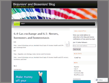 Tablet Screenshot of biojunior.wordpress.com