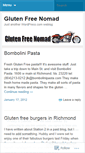 Mobile Screenshot of glutenfreenomad.wordpress.com