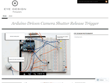Tablet Screenshot of eyedesign9.wordpress.com