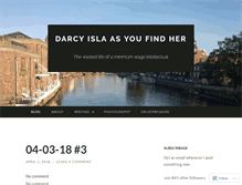 Tablet Screenshot of darcyeleanorfox.wordpress.com