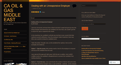 Desktop Screenshot of caoilandgasmiddleeast.wordpress.com