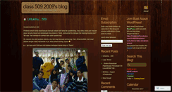 Desktop Screenshot of 509tgb2009.wordpress.com