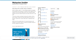 Desktop Screenshot of malaysianinsider.wordpress.com