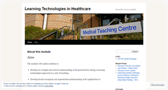 Desktop Screenshot of healthcarelearningtechnologies.wordpress.com