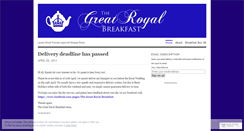 Desktop Screenshot of greatroyalbreakfast.wordpress.com