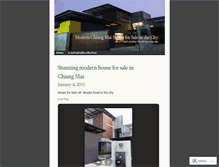 Tablet Screenshot of chiangmaihouseforsale.wordpress.com