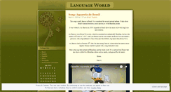 Desktop Screenshot of languageworld.wordpress.com