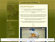 Tablet Screenshot of languageworld.wordpress.com