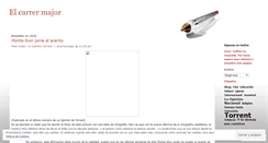 Desktop Screenshot of elcarrermajor.wordpress.com