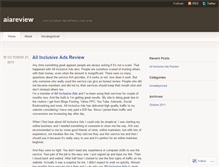 Tablet Screenshot of aiareview.wordpress.com